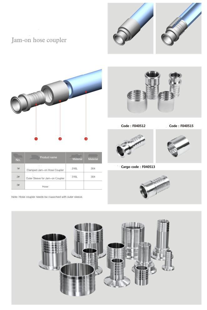 SS316 Stainless Steel Sanitary Fittings