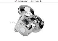 Donjoy Stianless Steel Manual fine tuning sanitary butterfly valves with Wled Connection
