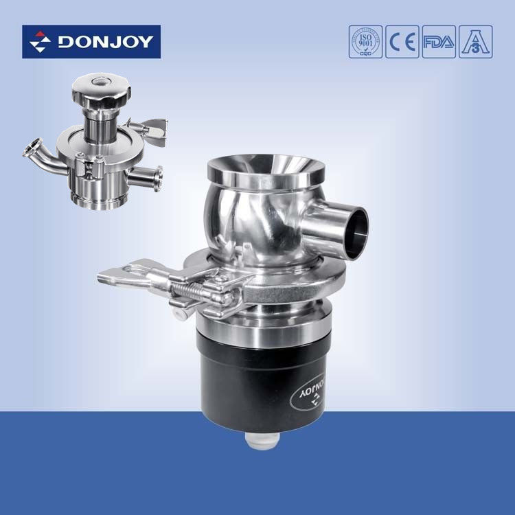 316L DN50 Tank Bottom ss diaphragm valve EPDM Gasket Welding Ends