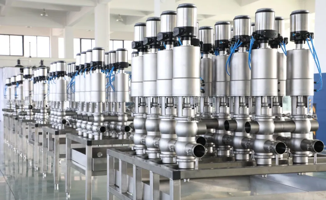Donjoy Double Seat Mixproof Valves Manifold For Food Beverage Processing 6