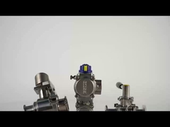 DONJOY  Sanitary Diaphragm Valve /Three T port valve with Welding Ends with plastic Handle