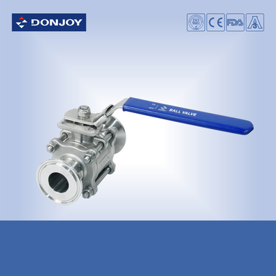 1/2 inch Directly Non retention full port Sanitary Ball Valve with Clamped Connection