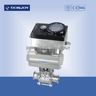 DC 24V Power intelligent valve positioner with pneumatic actuator and feedback unit split type for valve control