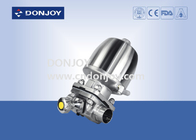 Welding Multipass Pneumatic Sanitary Diaphragm Valve with SS304 Stainless Steel Actuator