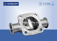 SS316L Material Sanitary Diaphragm Valve Casting Body For Fluid Process Control