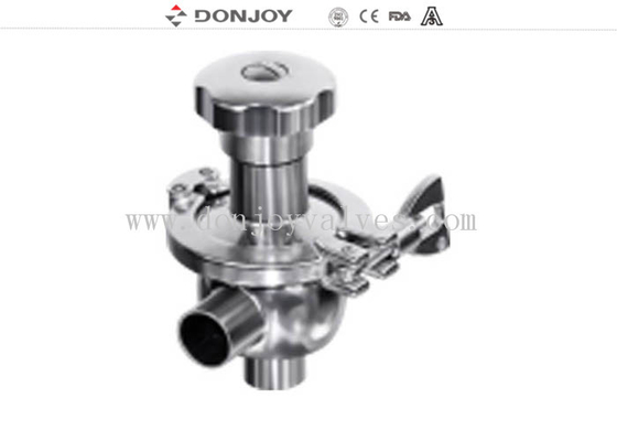 SS316L Manual Radial Diaphragm Valve EPDM  PTFE Gasket for fluid control