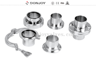 DN10-DN300 Stainless Steel Sanitary Clamp Fittings Sterile Clamp Union