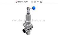 1.5"  SS304 manual quickly Pressure Safety Valve , over flow valve Clamped