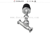 No Dead Angle Seated Valves Ferrule Connection High Purity Pipeline Switch