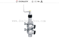 3A Certificated 1- 4 Inch Manual Divert Seat Valve with SS Pull Handle for Flow Control