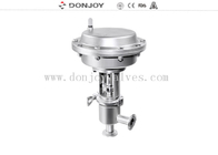 Thin film Pneumatic Aseptic Reversing Seat Valve DN25-DN100 with SS304 SS316L