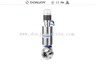 Stainless steel pneumatic butterfly valve control flow regulating valve