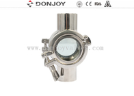 Weld Ends Flow Sanitary DN100 Tank Sight Glass