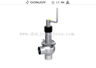 1 Inch SS 316L Sanitary Manual Regulating Single  Seat Valve with Welding Ends