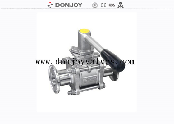 Pharmaceutical DN25 Non Retention Sanitary Ball Valve