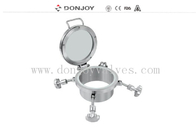 SS316L 500*100mm Glass Pressure Manhole Cover For Beverage Tank
