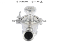 SS316 Tri Clamp Pneumatic stainless steel Radial tank bottom valve