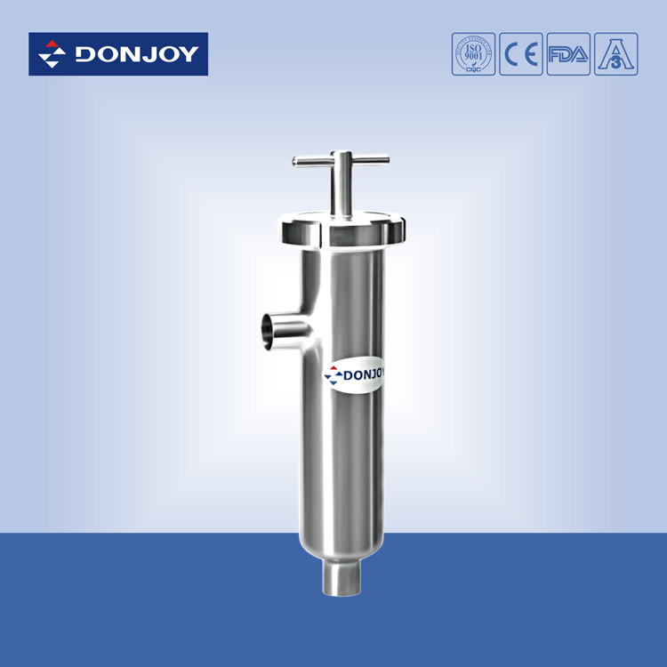 Sanitary  AISI 316L Stainless Steel Juice Pipeline Filter With EPDM Gasket