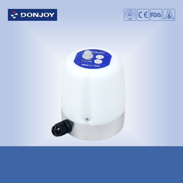 Mini C - Top pneumatic valve control head with two sensor and one solenoid valve