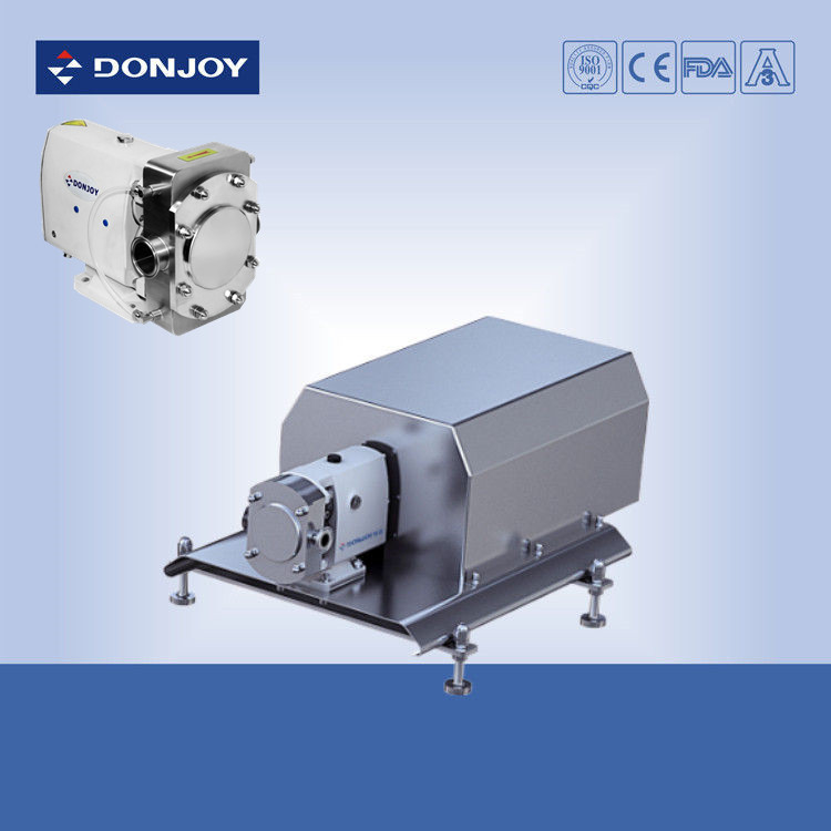 Vertical sanitary rotary lobe  Pump with 2