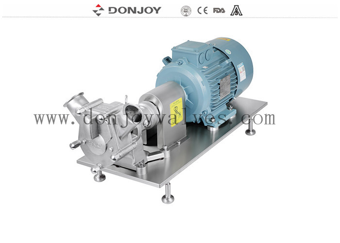 Sanitary Sine pump with motor connect directly for higher viscoisty products