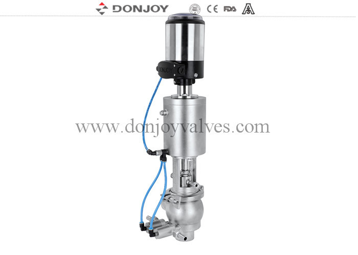 3A Hygienic Anti Mixing Valve With E-C Series For Milk And CIP