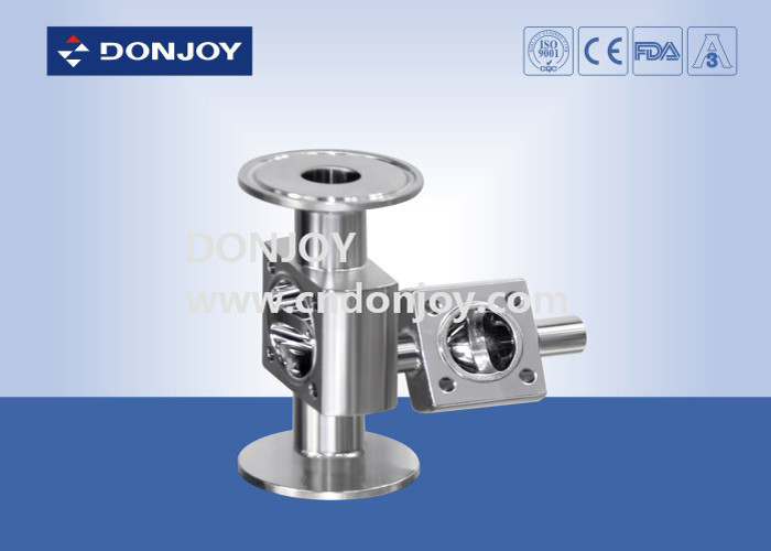 Forging Body Sanitary Diaphragm Valve , Mini type multi-port diaphragm valve body