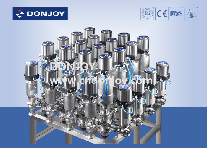 Donjoy Sanitary Reversing Seat Valve Typical Mixing Proof Valve 316L Material