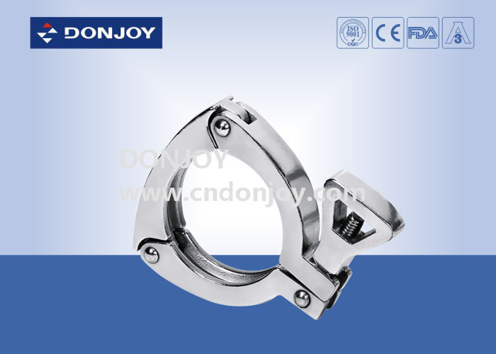 Heavy Duty Clamp DIN 10-DN300 Size With Wing Nut Sandblasting Finish
