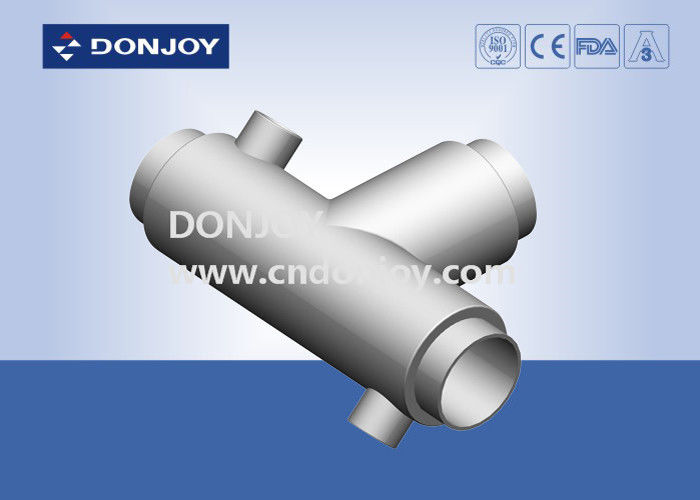 Jacketed Insulation Welding Tee Stainless Steel Sanitary Fittings Insulation Welded Pipe