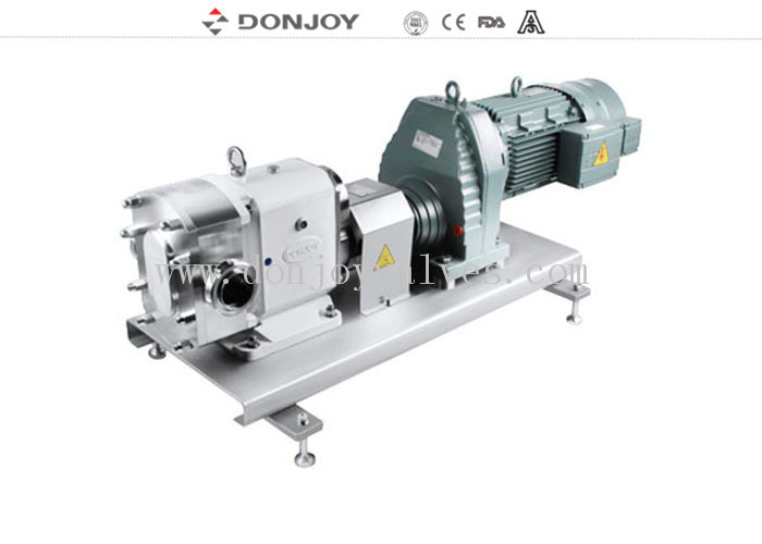 TUL-23 High Purity  lobe rotary pump with servo motor for transfer  chocolate with 1.5