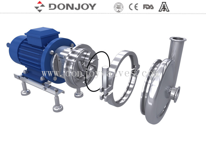SS316L Sanitary Grade Centrifugal Pump With Clamp Connection