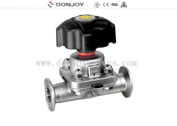 1 inch - 4 inch 316L Manual or Pneumatic Sanitary Diaphragm Valve with EPDM+PTFE