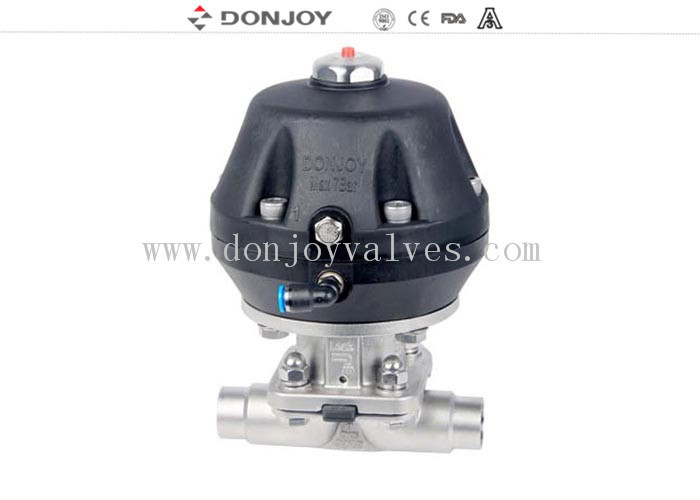 SS 316L Direct way Clamp Pnuematic Sanitary Diaphragm Valve with CE/3A,FDA Certificate