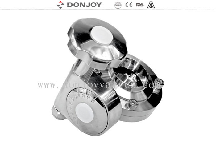Manual Butterfly Valve Sanitary With Fine Turn Handles , Stainless Steel Valves