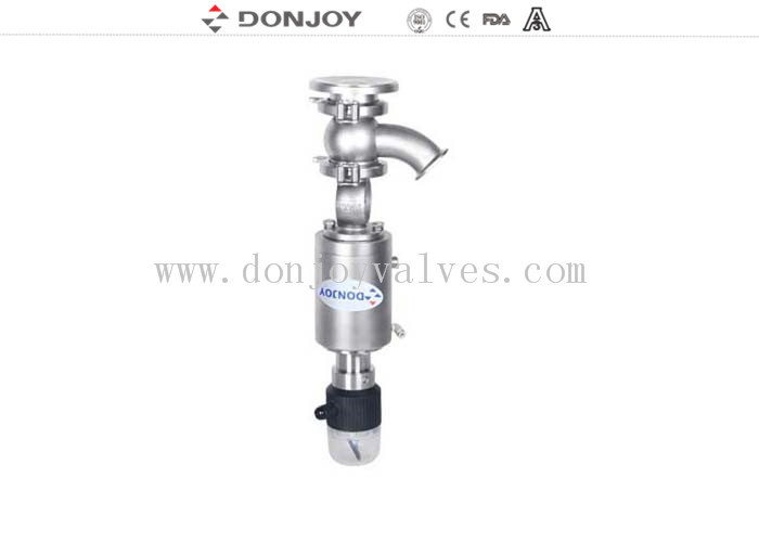 1 Inch Pneumatic Tank Bottom Stainless Steel Valve With Position feedback unit F-TOP