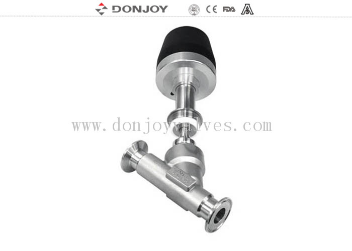 No Dead leg  Angle Seat Valves with Ferrule Connection According ASME BPE