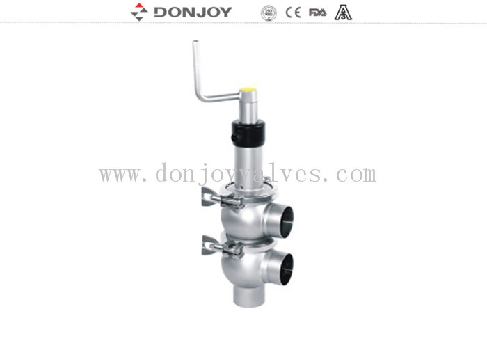 Manual Divert Seat Valve with SS Pull Handle for Flow Control