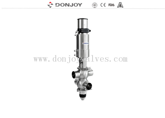 Donjoy Mixproof Reversing Seat Valve Double Seat With Intelligent Positioner