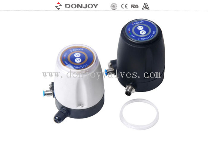Mini C - Top pneumatic valve control head with two sensor and one solenoid valve