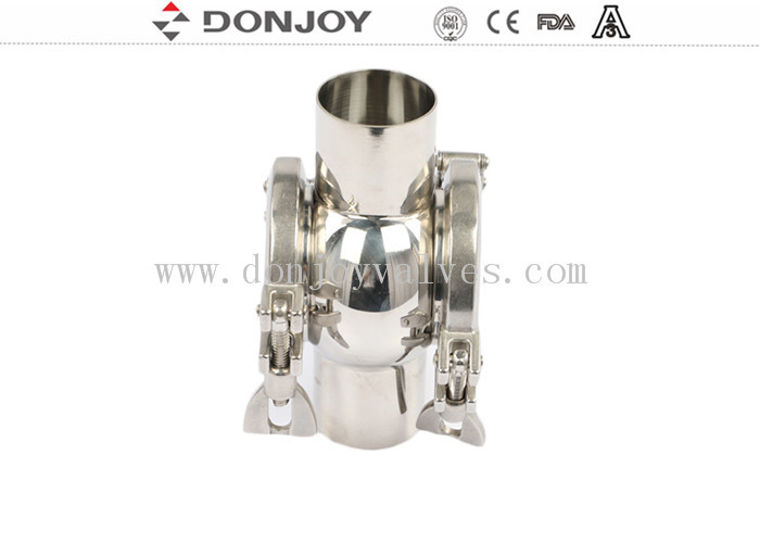 Weld Ends Flow Sanitary DN100  Sight Glass for pipeline