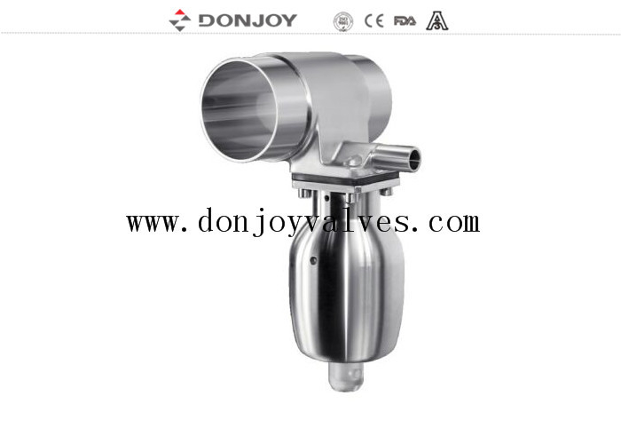 Stainless Steel Pneumatic Diaphragm Valve with Temperature (-20-150℃) and Mirror Polished Surface