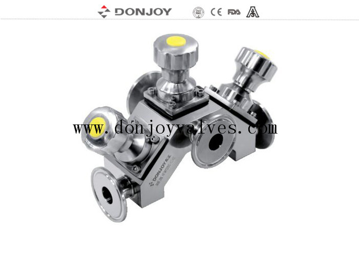 SS316L Multiport Manual Diaphragm Valves For Pure Water