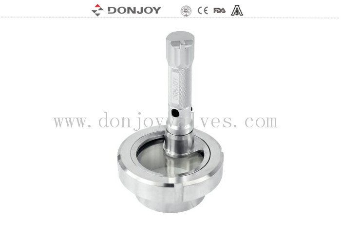 Pharmaceutical industry DIN SS316L union sight glass for filter tube