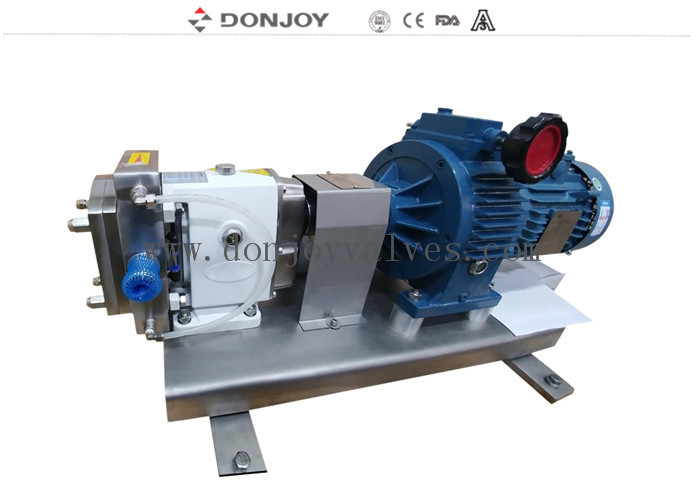 TUL-55 Positive rotary lobe Pump With Motor For Tomato Sauce Transfer