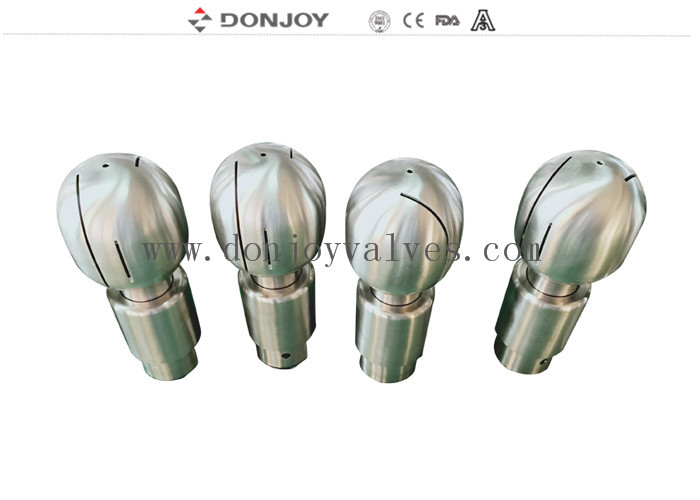 SS316L Elliptial Rotary Tank Spray Balls With Pin Connection