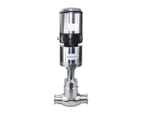 Donjoy Stainless Steel  pneuamtic globe valve with tri clamp end