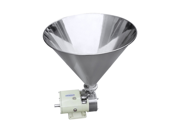 Vertical sanitary rotary lobe  Pump with 2"Hopper connection for transfer cosmetic syrup pharmacy