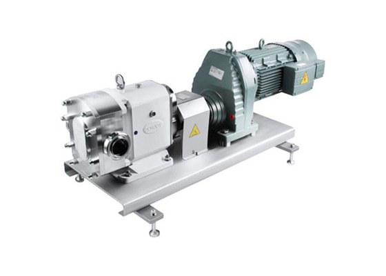 SS316L stainless steel TUL-20 rotary lobe pump for regulating syrup candy chocolate pharmacy