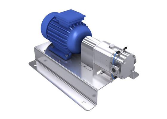 Fluid Control High Purity Pumps , Rotary Lobe Pump Honney Commestic  Food Transfer